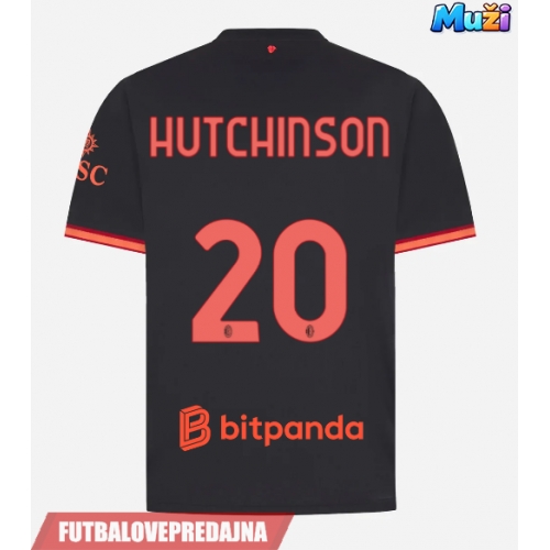 Lacne Muži Futbalové dres AC Milan Omari Hutchinson #20 2026-27 Krátky Rukáv - Tretina